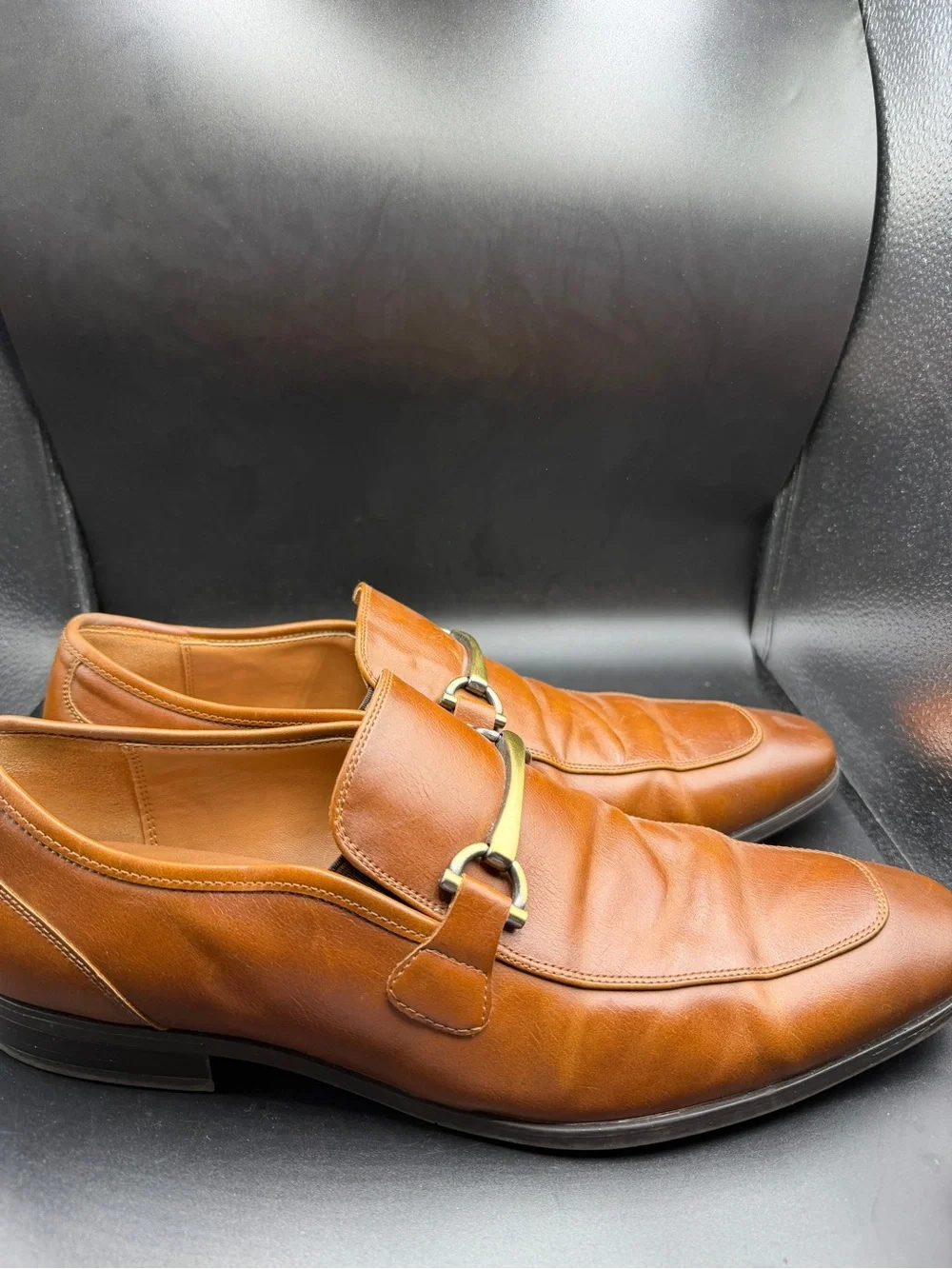 Call it spring Men's Tan Leather Bit Loafers
